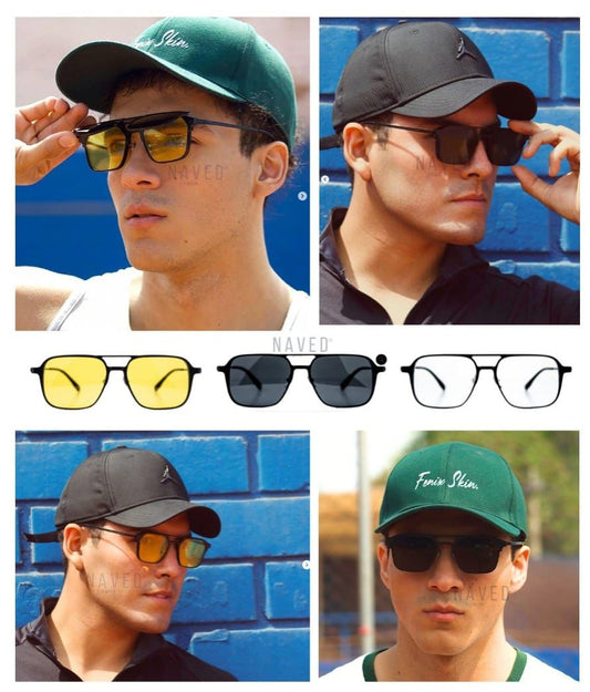 Lentes magnético Titanio 3 en 1