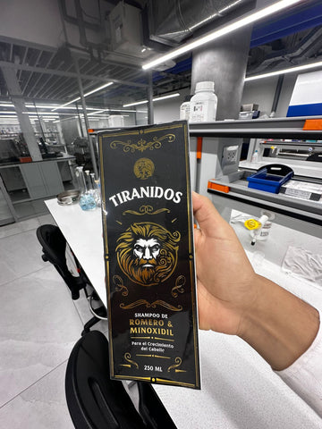 Tiranidos™ - Shampoo Crecimiento Cabello Nuritivo y regenerador - Romero + Biotina + Minoxidil 5%